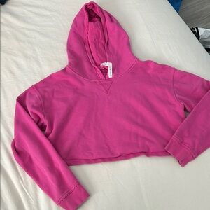 lululemon athletica Pink Cropped Sweatshirt